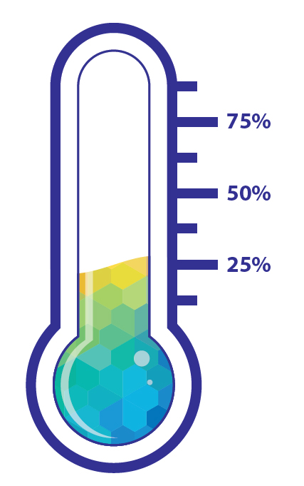Progress Thermometer